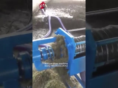 Système de traitement du fumier de la machine d'assèchement du fumier Machine à sécher le fumier Doris
