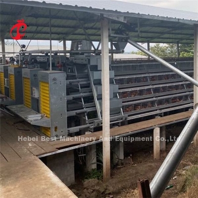 Cage d'élevage de poulet de volaille de poulet à griller de couche d'usine de la Chine Nigeria à vendre Ada