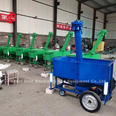Chariot d'alimentation automatique pour poulet Poule Cage de l'alimentation du chariot Rose