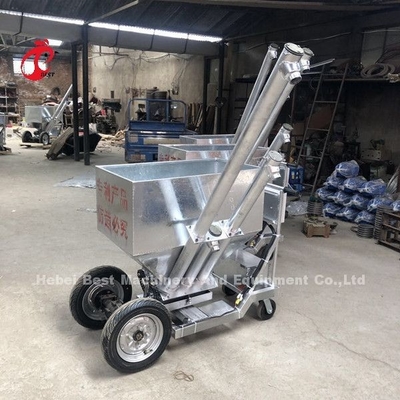 Le chariot de alimentation de poulet automatique a conçu pour la ferme avicole Sandy de cage de batterie de poulet