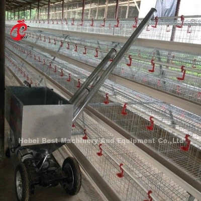 Travail de alimentation de chariot de poulet automatique pour la cage Doris Shi de poulet de 3 rangées ou de 4 rangées