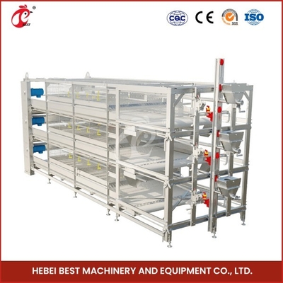 Type en acier cage automatique Mia de l'équipement H d'aviculture Q235 de couvée de poulette