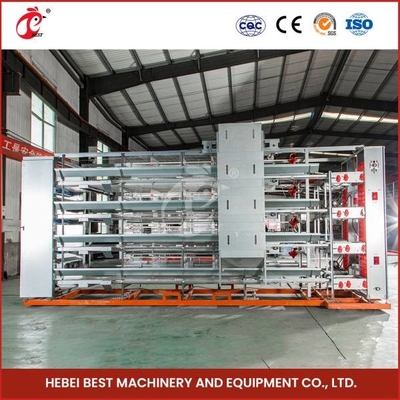 Type automatique de H 4 cage de couche de rangée pour la ferme de poulet 40 000 Doris