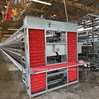 Système de cage à batterie de 3/4/5 niveaux pour l'iris de la ferme avicole à poulet à couche automatisée
