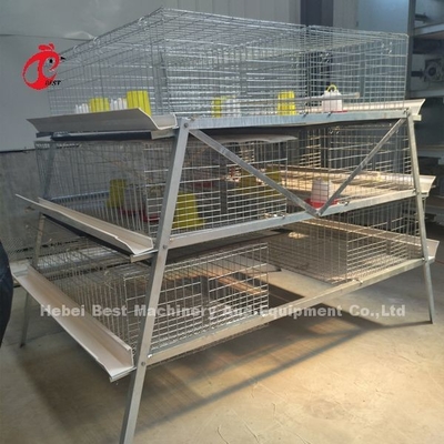 Un type de cage à batterie de poulet galvanisé à haute résistance