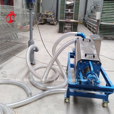 Grattoir réutilisé de système de traitement d'engrais de 380V 8kw pour l'iris de ferme avicole