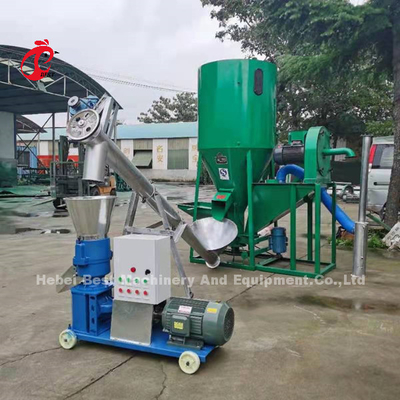 Le CE a approuvé le système de traitement d'alimentation 11kw, iris vert de machine de cylindre réchauffeur